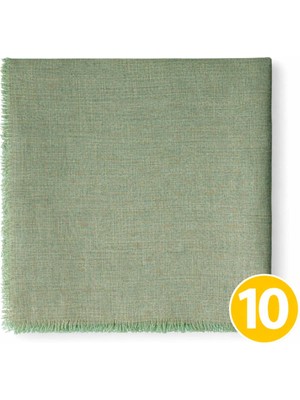 Mim Eşarp ve Şal Enba Flamlı Yazma %100 Pamuk – Nefes Alan Doğal Kumaş 10 Adet