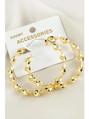 Hsc Bilişim Burgulu Metal Küpe