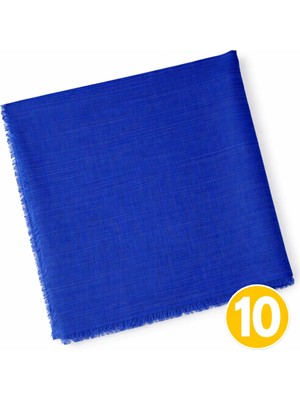 Mim Eşarp ve Şal Enba Flamlı Yazma %100 Pamuk – Nefes Alan Doğal Kumaş 10 Adet