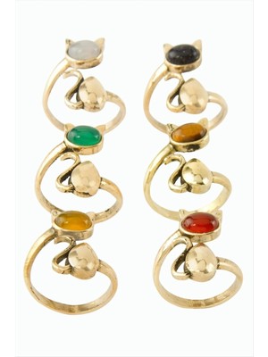 Hsc Bilişim Doğaltaşlı Otantik Yüzük