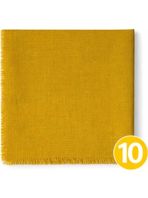 Mim Eşarp ve Şal Enba Flamlı Yazma %100 Pamuk – Nefes Alan Doğal Kumaş 10 Adet