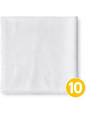 Mim Eşarp ve Şal Enba Flamlı Yazma %100 Pamuk – Nefes Alan Doğal Kumaş 10 Adet