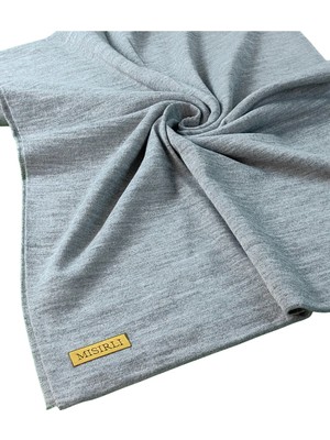 Mim Eşarp ve Şal Düz Renk Kışlık Kalın Triko Şal 75X190 cm