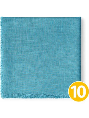 Mim Eşarp ve Şal Enba Flamlı Yazma %100 Pamuk – Nefes Alan Doğal Kumaş 10 Adet