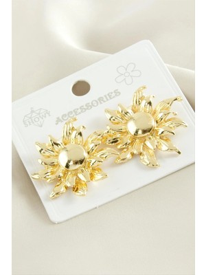 Hsc Bilişim Çiçek Metal Küpe