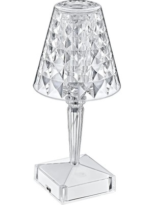 Diamond Ledli Beyaz Dekoratif Aydınlatma 26 cm