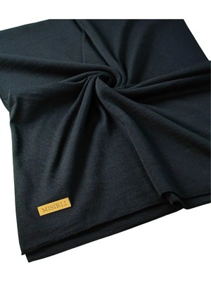 Mim Eşarp ve Şal Düz Renk Kışlık Kalın Triko Şal 75X190 cm