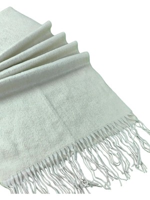 Mim Eşarp ve Şal Kalın Kışlık Düz Desen Yumuşak Dokulu Saçaklı Şal – 50×185 cm