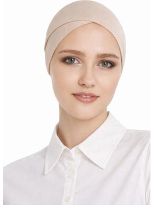 Mim Eşarp ve Şal Bağlamalı Çapraz Viskon Bone