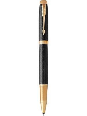 Parker Im Premium Siyah Altın Tasarımlı Tükenmez Kalem, Ince Uç, Siyah Mürekkep (1931660)