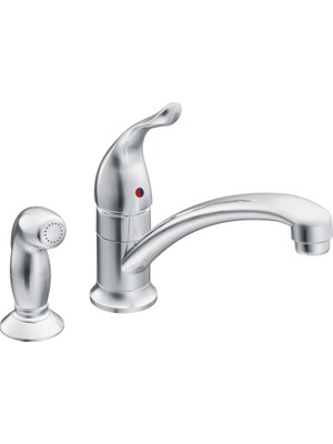 Moen 7437 Chrome One-Handle Kitchen Faucet
