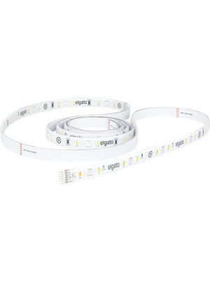 Elgato Light Strip Ek/uzatma Işık Şeridi, Rgbww Led, 16M Renk ve Sıcaklık Ayarlı Ekstra Beyaz Led, 2