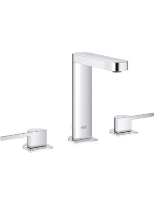 Grohe Plus | Banyo Armatürü - 3 Delikli Lavabo Bataryası | Hazır Montaj Seti ile | Krom | 20301003