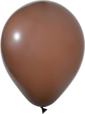 Feyza Design Kahverengi Düz Balon - 50'li Paket, Parti ve Hobi Malzemeleri