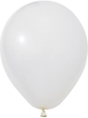 Feyza Design Beyaz Düz Balon - 50'li Paket Hobi ve Parti Malzemeleri