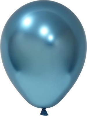 Feyza Design Mavi Krom Balon - 20'li Paket, Hobi ve Eğlence Malzemeleri