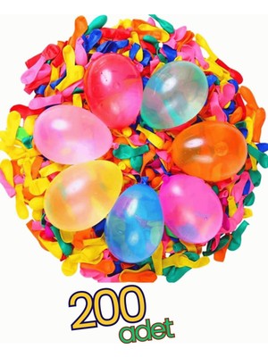 Feyza Design Renkli Su Balonu - Eğlenceli Yaz Oyunları Için Pratik Balonlar