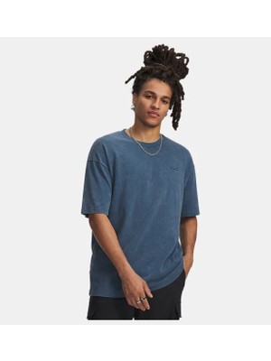 Under Armour M Hw Os Logo Wash Ss Erkek T-Shirt 1389147-498