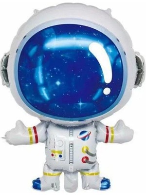 Feyza Design Yaratıcı Çok Renkli Astronot Folyo Balon - Parti ve Eğlence Için