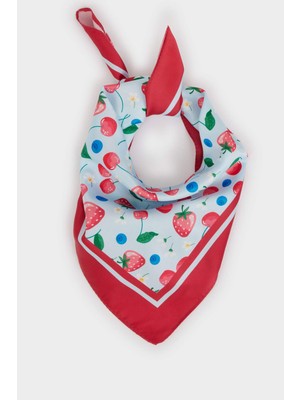 DeFacto Desenli Saten Fular Kız ÇOCUK G0353A826SM