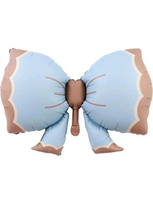 Feyza Design Fiyonk Figürlü Folyo Balon Mavi 91X60 cm - Parti Malzemeleri