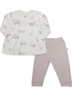 Bistyle 2li Takım Love You Family 14122 Pudra