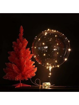 Feyza Design 3 M LED Gün Işığı Renkli Şeffaf Balon Seti