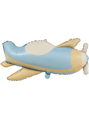 Feyza Design Bordo Folyo Balon Uçak Temalı Doğum Günü Süslemesi