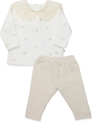 Bistyle 2li Takım Love You Smile 14123 Ekru