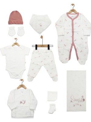 Bistyle 10LU Hastane Çıkışı Müslin Starfish Wishes 11120 Pembe