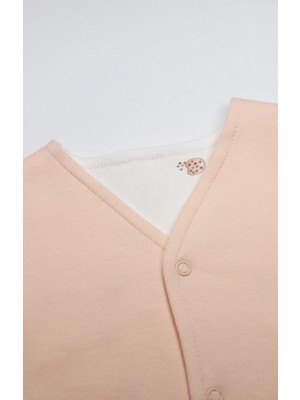 Bistyle Yelek Çift Taraflı Cookies Cute Happy 18112 Somon