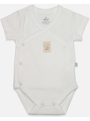 Bistyle Kruvaze Body Yarım Kol With You Family 17143 Bej