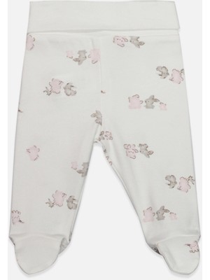 Bistyle Patikli Alt Love You Family 16150 Pudra