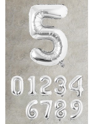 Feyza Design Büyük Boy Altın Rakam Folyo Balon 100CM 40INÇ