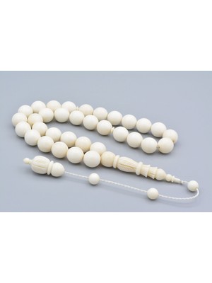 Murty99 Sistemli Oyma Imameli Dev Boy Deve Kemiği Tesbih 12 mm