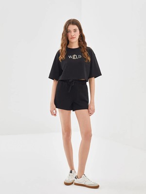 Lc Waikiki Yeni Sezon Beli Lastikli Kadın Şort