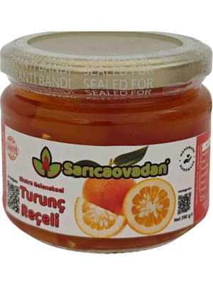 Sarıcaovadan Turunç Reçeli 350 G El Yapımı %100 Pancar Şekeri