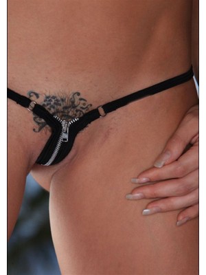 SHC4200 Terry Pau TP100934 Fermuarlı Tanga