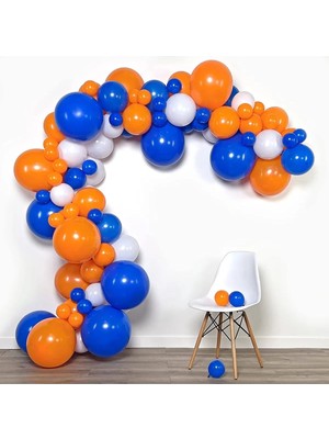Feyza Design 60 Adet Çok Renkli Balon Zinciri Demet Konsepti Seti