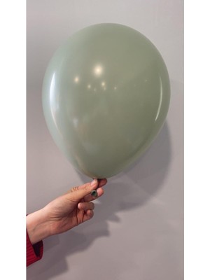Feyza Design 20 Adet Çok Renkli Yeşil Pastel Balonlar
