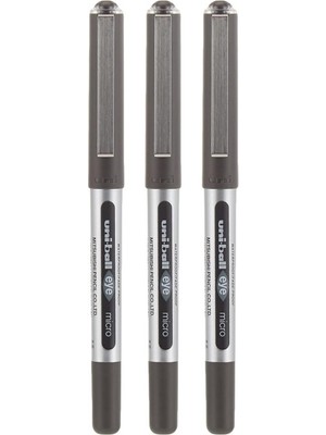 Uni Roller Kalem 0.5 UB-150 Siyah 3 Lü