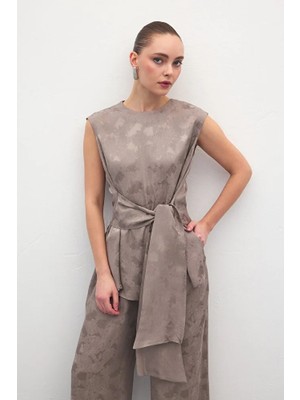 Sateen Camila Bluz - Bebe Mavi