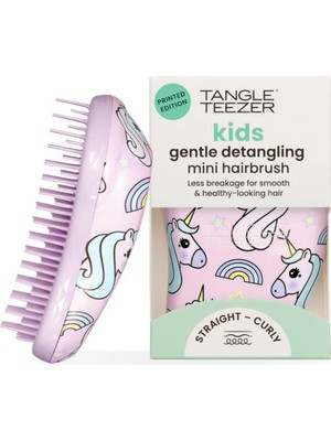Tangle Teezer Small Original Childrens Unicorn Multi Çocuk Düğüm Açıcı Saç Fırçası-Tarak(Düz ve Kıvırcık Saçlar)