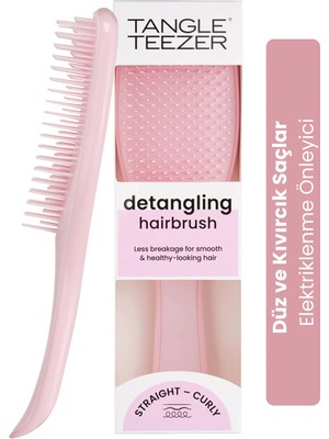 Tangle Teezer The Ultimate Detangler Millenial Pink Kırılma Önleyici Saç Fırçası-Tarak (Düz ve Kıvırcık Saçlar)
