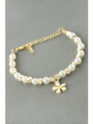 Zero Land Drnds Papatya Inci Boncuk Bileklik - Sarı