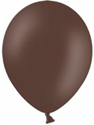 Feyza Design 12 Inç Kahverengi Düz Balon 20 Adet - Parti ve Eğlence Malzemeleri