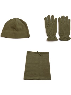 Single Sword Askeri Haki 3'lü Polar Bere,boyunluk,eldiven Seti