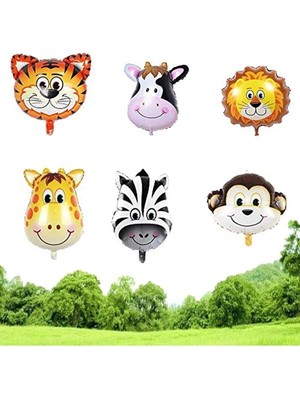 Feyza Design Çok Renkli 6'lı Düz Balon Seti Hobi & Eğlence