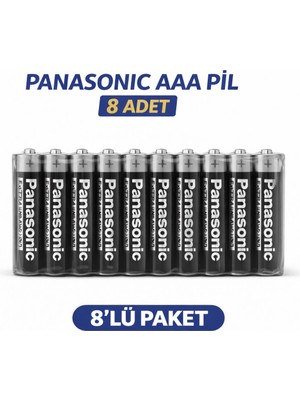 Sylar Panasonic Aaa R03 Ince Pil Zinc Carbon Extra Heavy Duty 2’li 4 Paket