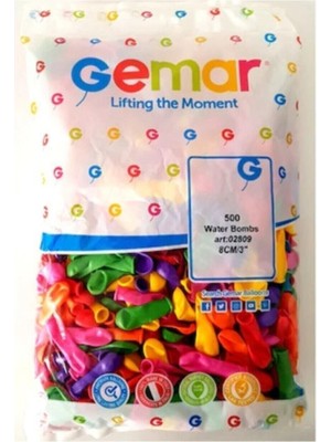 Feyza Design Çok Renkli 500 Adet Su Balonu Karışık Seti